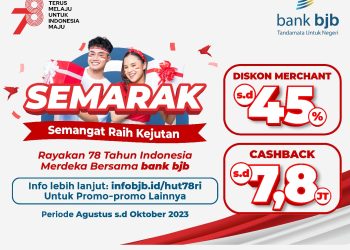 Semangat Kemerdekaan 78 Tahun Indonesia, bank bjb Banjir Promo