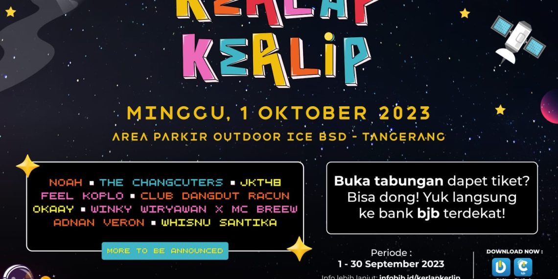 bank bjb Berikan Kemudahan Mendapatkan Tiket VIP Kerlap Kerlip Festival 2023