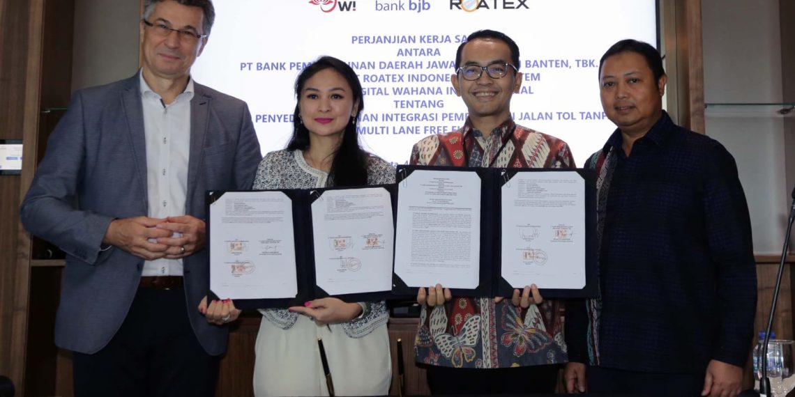 Dukung Pembayaran Jalan Tol Nir Sentuh, bank bjb Kolaborasi dengan Roatex dan DWI