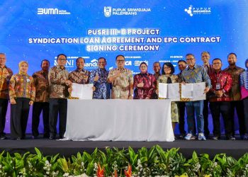 Komitmen Perbankan Dorong Perekonomian, bank bjb Tandatangani Kredit Sindikasi untuk Pembangunan Pabrik Pusri III B