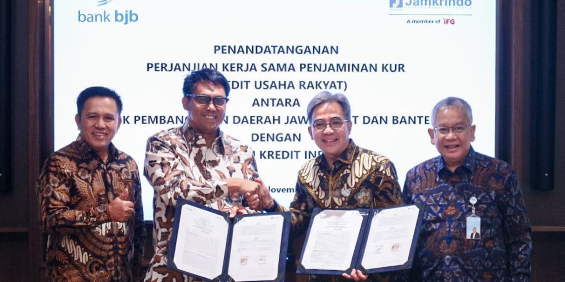 Perluas Akses Pembiayaan, bank bjb dan Jamkrindo Jalin Kerja  Sama