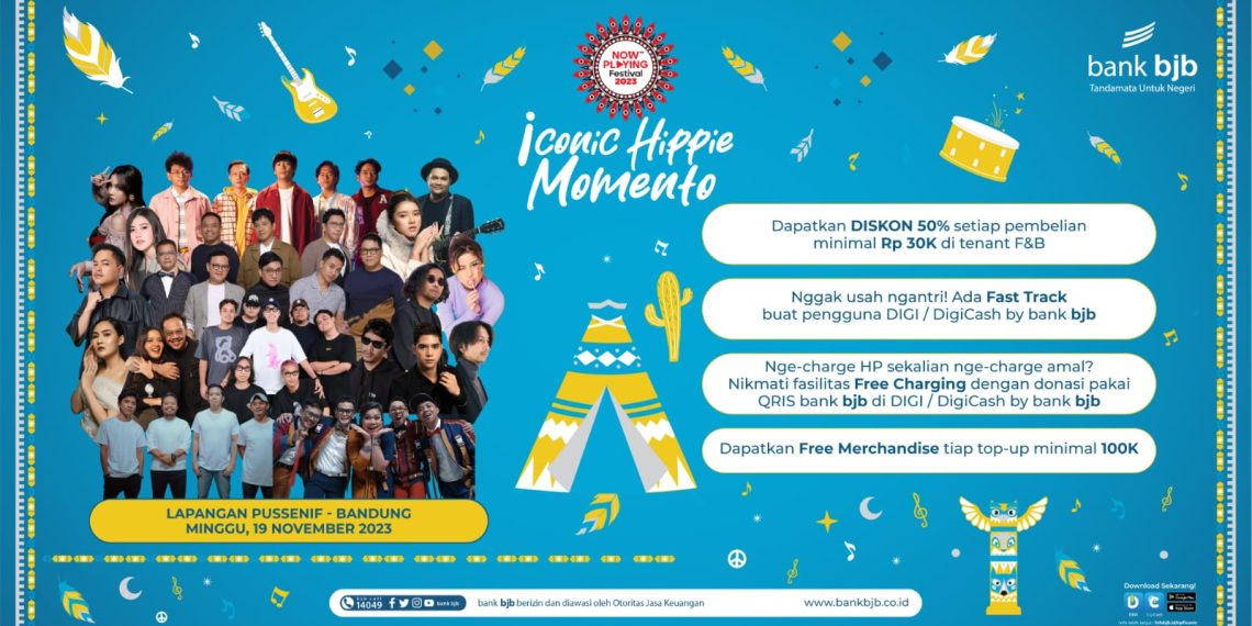 bank bjb Hadirkan Berbagai Promo Menarik di Konser Now Playing Festival Iconic Momento 2023