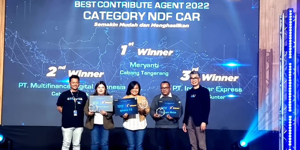 PT Multifinance Digital Indonesia, Berhasil Menjuarai 2 th berturut-turut Menjadi Best Contribute Agent
