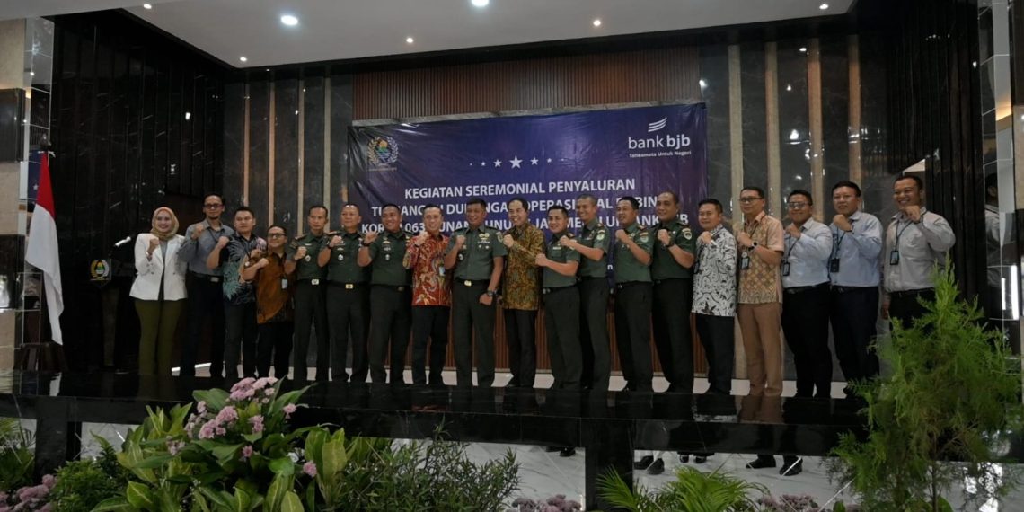 Dukung Kelancaran Tugas Babinsa, bank bjb Salurkan Tunjangan Operasional