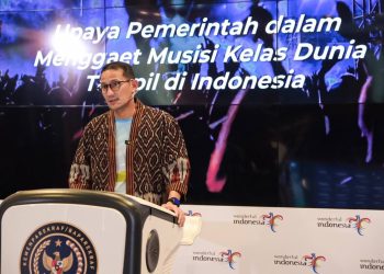 Menparekraf Sampaikan Upaya Pemerintah Gaet Musisi Kelas Dunia Tampil di Indonesia