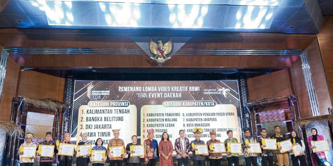 Menparekraf: Apresiasi Pemasaran Pariwisata Indonesia 2024 Perkuat Promosi Parekraf Daerah