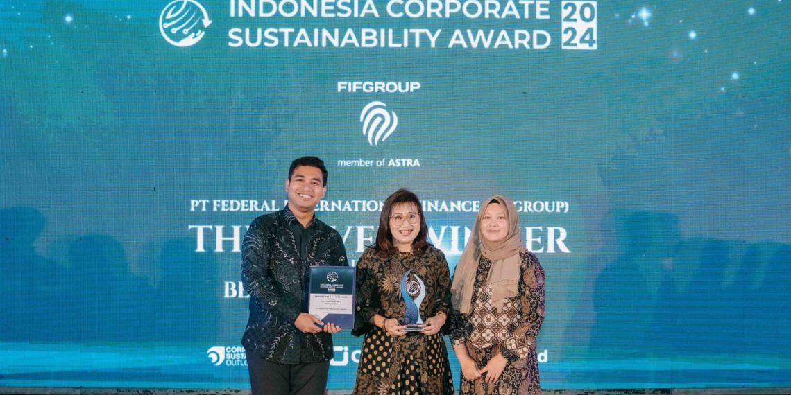 FIFGROUP Borong Tiga Penghargaan di Indonesia Corporate Sustainability Award 2024