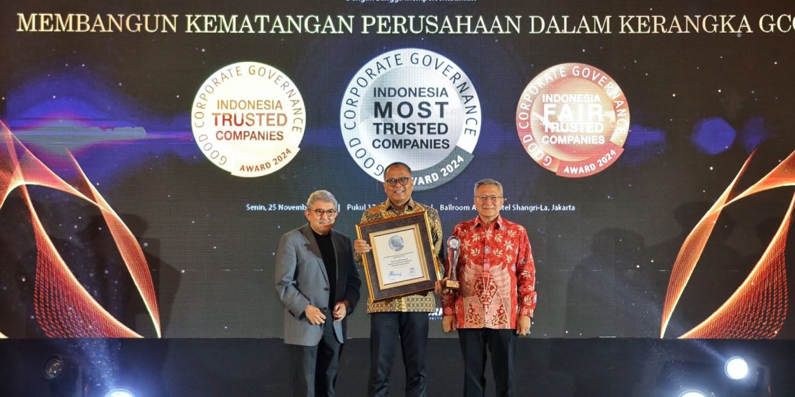 bank bjb Raih Penghargaan Most Trusted Banking di Ajang Indonesia Good Corporate Governance Award 2024