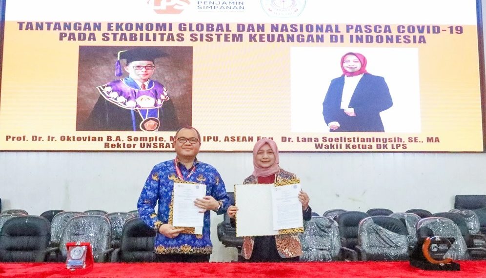 LPS dan Universitas Sam Ratulangi Lanjutkan Kemitraan