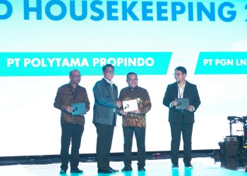 Wujudkan Kerja Aman, Bersih dan Nyaman, Polytama Tebar Energi Positif lewat Perolehan Penghargaan “Good Housekeeping” Berkat Inovasi Peduli Lingkungan