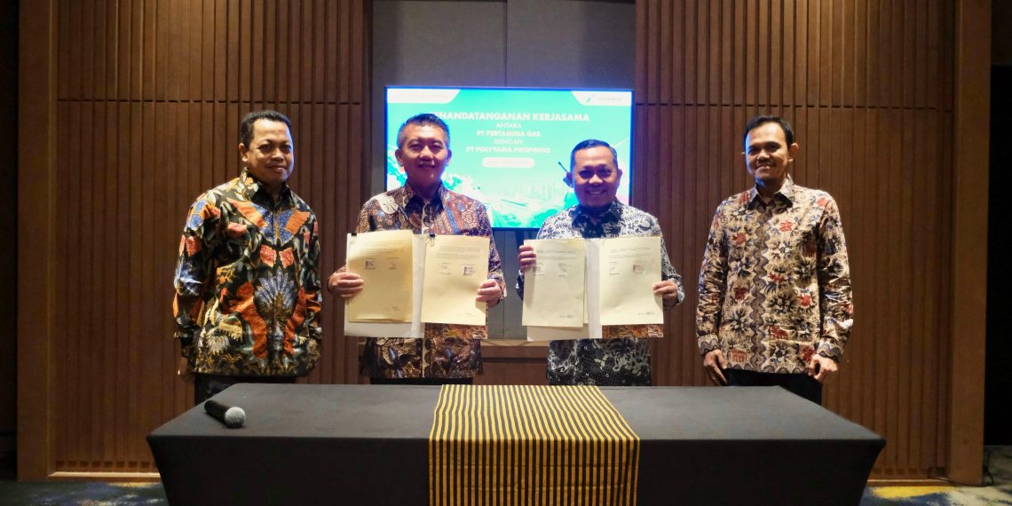 Jamin Pasokan Gas, Polytama dan Pertagas Bersinergi Dorong Kapasitas Produksi Petrokimia Nasional