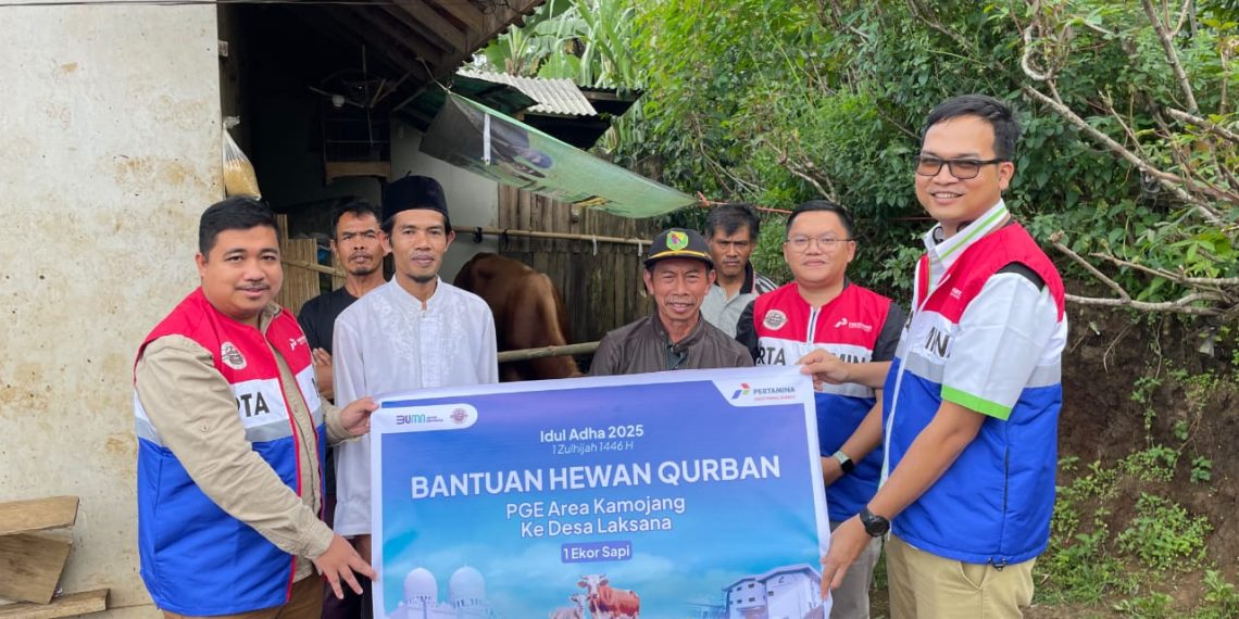 Hadirkan Semangat Berbagi, Pertamina NRE Group Bagikan Hewan Qurban Untuk Masyarakat