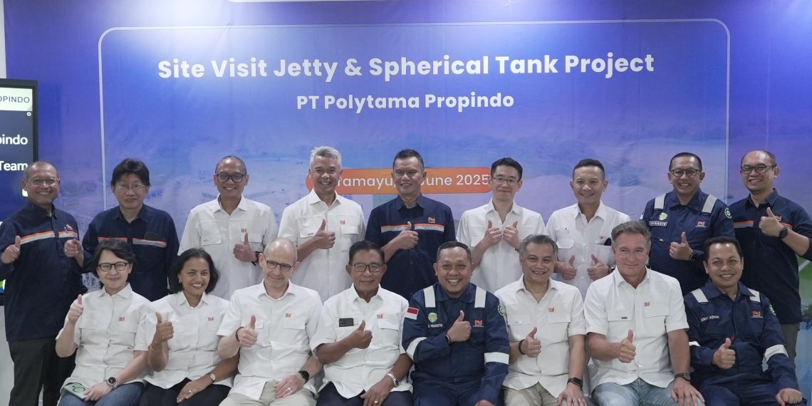 Beri Dukungan Penuh, Indonesia Infrastructure Finance Tinjau Progres Pembangunan Jetty Polytama