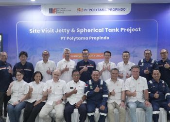 Beri Dukungan Penuh, Indonesia Infrastructure Finance Tinjau Progres Pembangunan Jetty Polytama