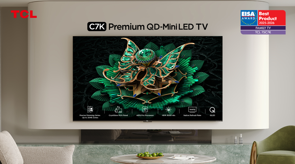 TCL Borong 5 Penghargaan EISA Award 2025–2026