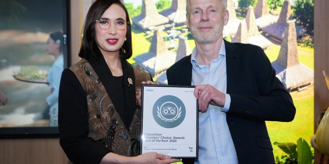 Indonesia Raih Travelers’ Choice Awards Best of the Best 2026 dari Tripadvisor di Pameran Pariwisata ITB Berlin