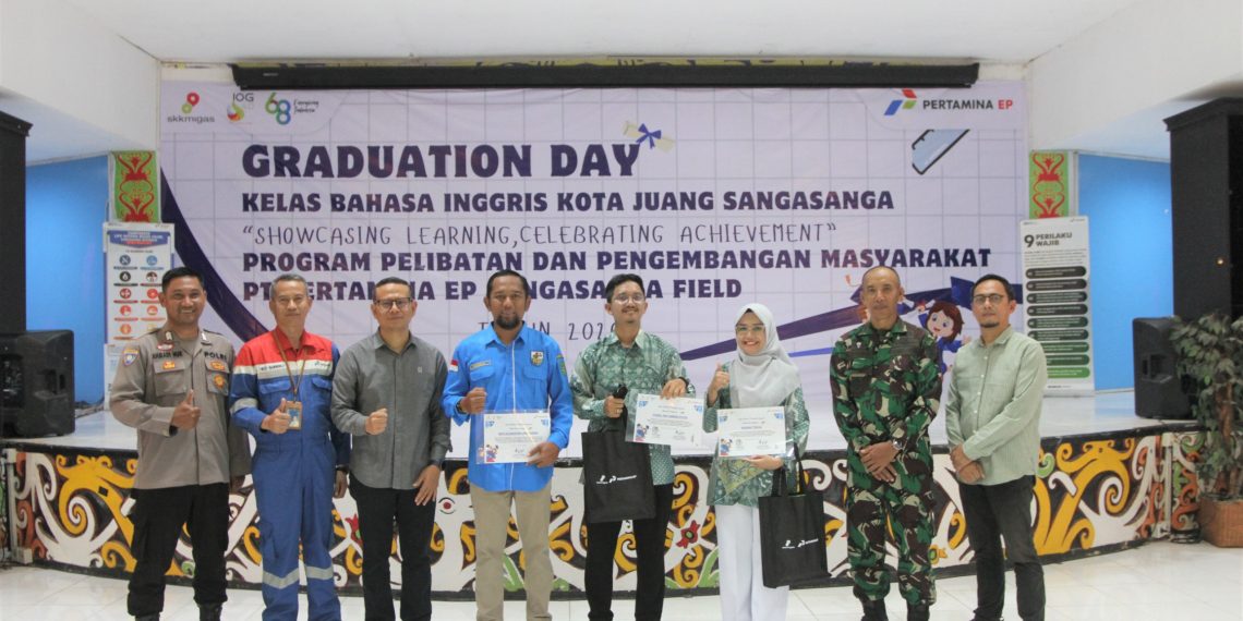 PT Pertamina EP Sangasanga Field Dorong Literasi Bahasa Inggris Pelajar melalui Program Kelas Gratis