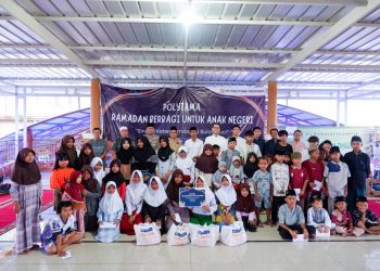 Ramadhan Berbagi Untuk Anak Negeri, Polytama Berbagi Santunan Anak Yatim di Wilayah Indramayu