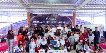 Ramadhan Berbagi Untuk Anak Negeri, Polytama Berbagi Santunan Anak Yatim di Wilayah Indramayu