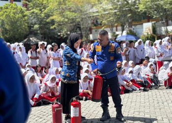 PT Pertamina EP Tarakan Field dan PMK Kota Tarakan Bekali Pelajar dan Guru Keterampilan Tanggap Darurat Kebakaran
