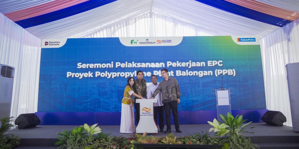 Proyek Polypropylene Plant Balongan Resmi Dimulai, Polytama Perkuat Industri Petrokimia Nasional