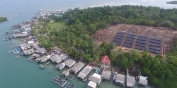 Sinergi Pertamina New & Renewable Energy Dengan Koperasi Kementerian Koperasi RI, Pembangunan PLTS KDKMP Pulau Sembur, Kepri Capai 80%
