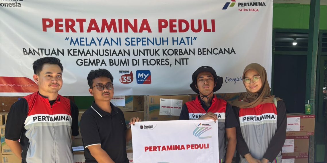 Di Tengah Pemulihan Pascabencana, Pertamina NRE Salurkan Bantuan untuk Warga Watubaur, NTT