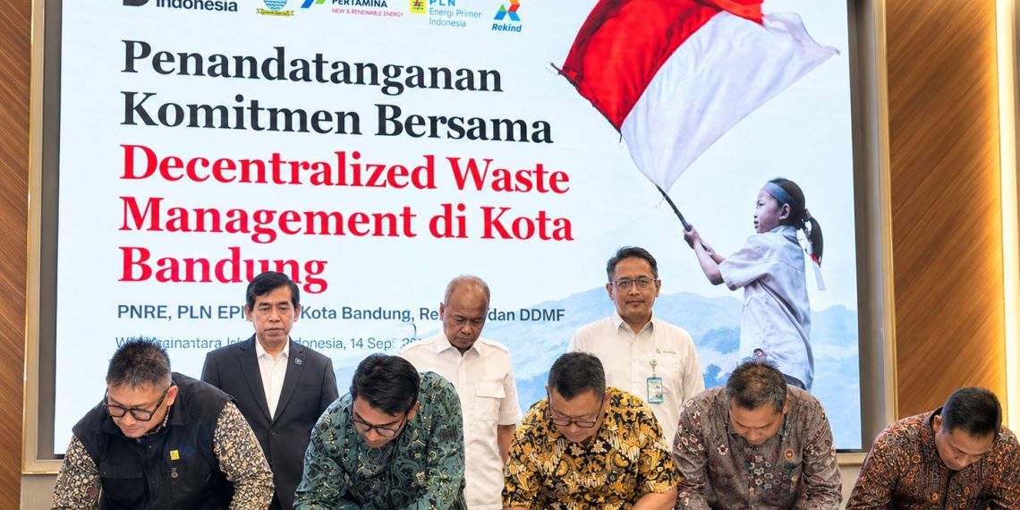 Pertamina NRE Dorong Waste to Value melalui Proyek Decentralized Waste Management di Kota Bandung