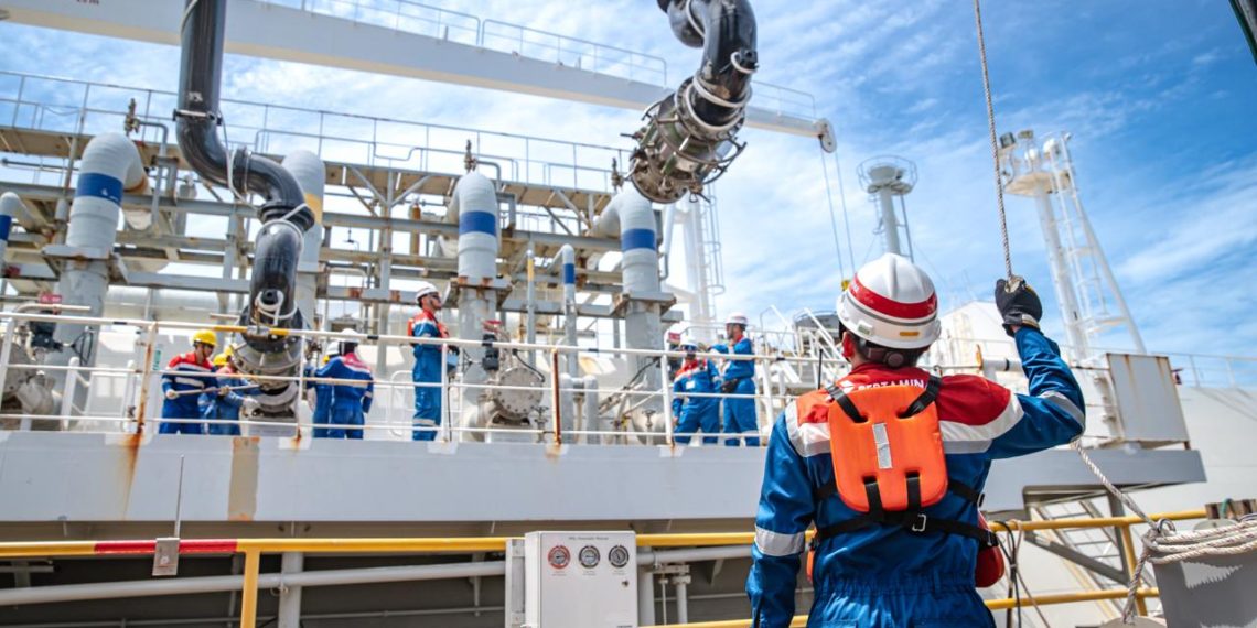 Terminal LNG PT Perta Arun Gas Jadi Pusat Baru Bisnis Gassing Up and Cooling Down Bagi Kapal LNG di Asia